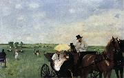 Edgar Degas Racetrack Spain oil painting artist